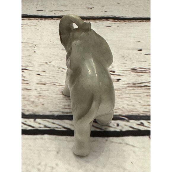 Vintage Gray Elephant Figurine - Picture 2 of 7